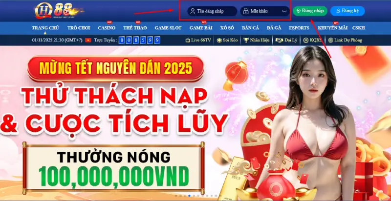 Nhập thông tin để đăng nhập