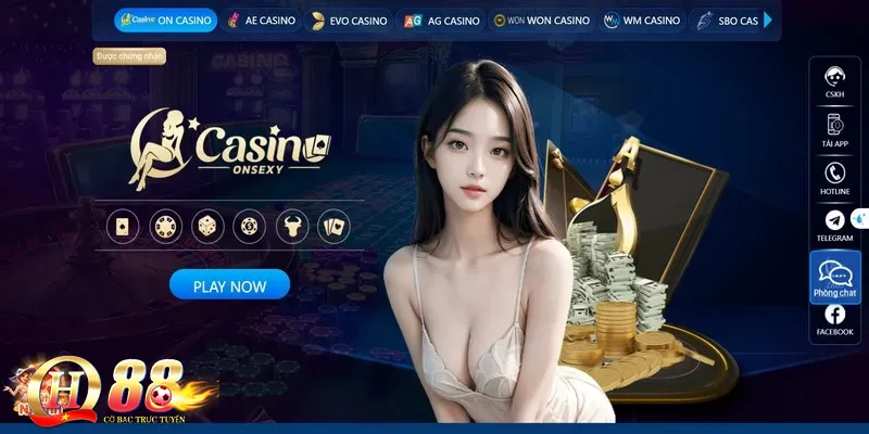 Khám phá sảnh cược casino live